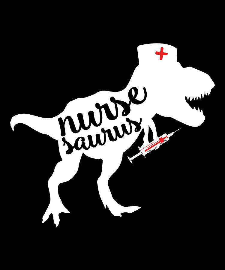 Nursesaurus T Rex RN Nurse Saurus Dinosaur Nursing Gift Camiseta sin Mangas 