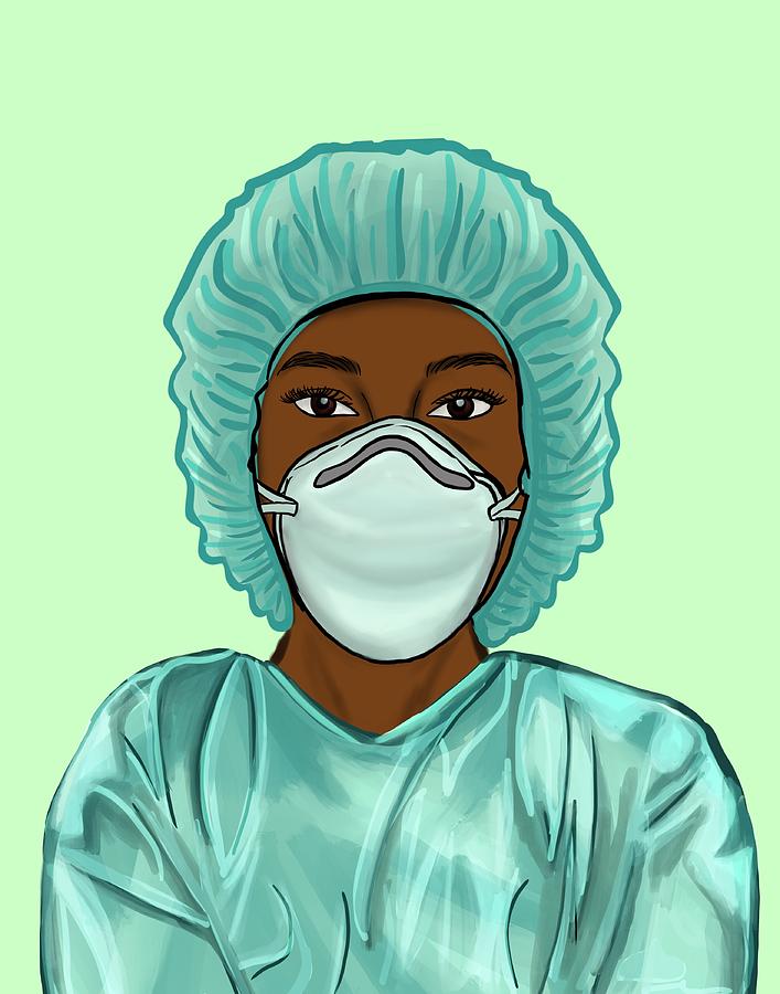 Nurse Digital Art by Shea Design - Fine Art America