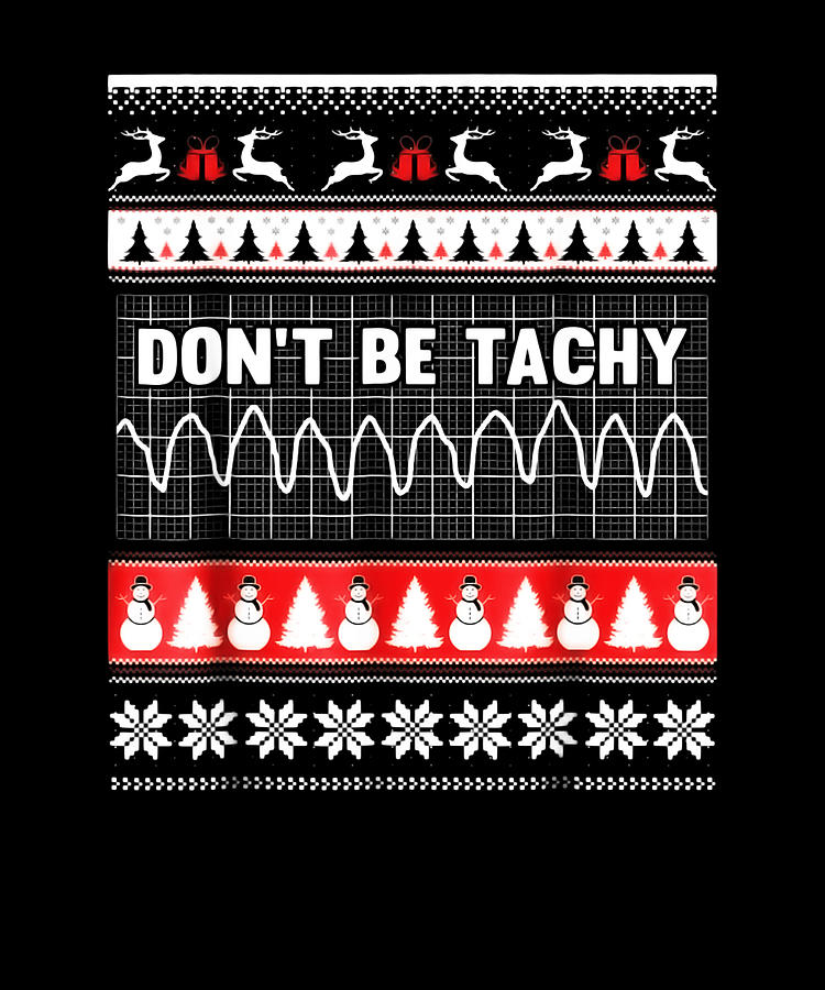 tachy nurse christmas sweater