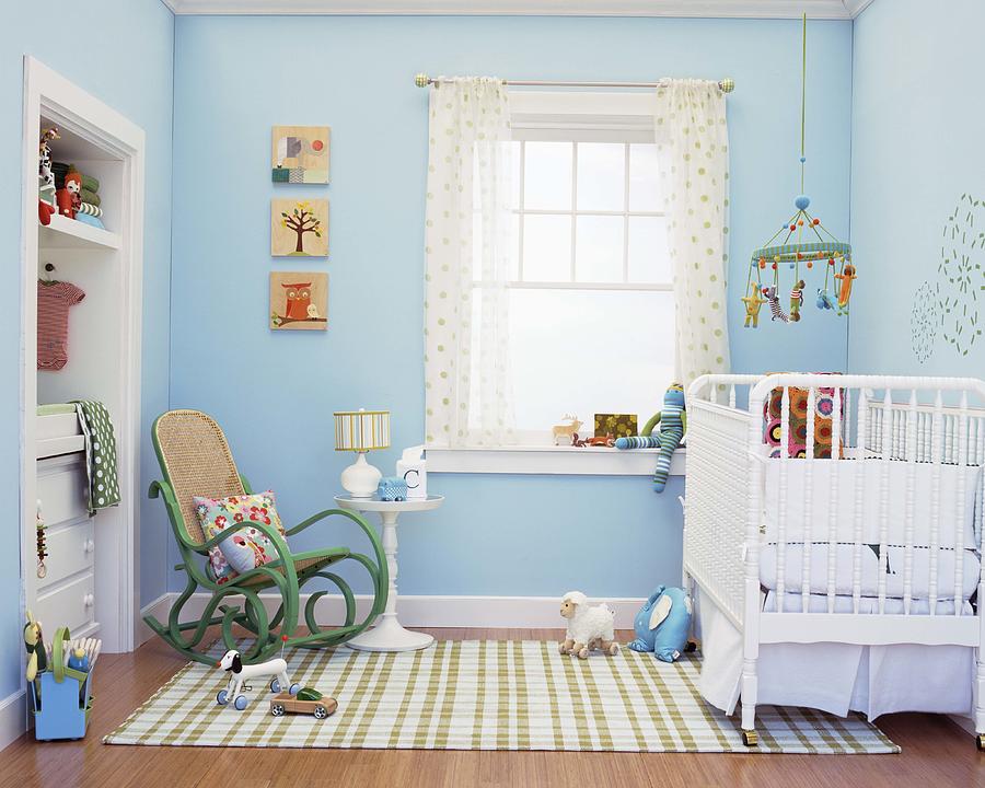 Nursery interior Photograph by Lisa Romerein