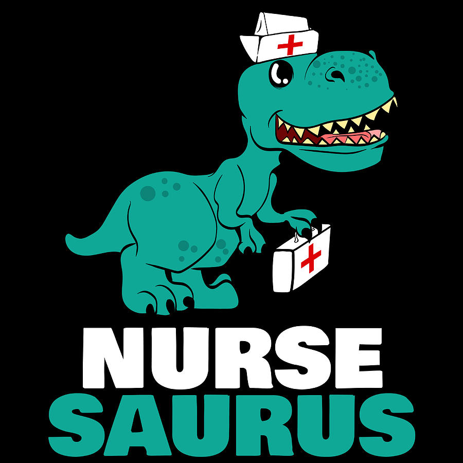 Nursesaurus Doctor Hospital Nice Nursing Shirt For Nurses To Be Tshirt ...