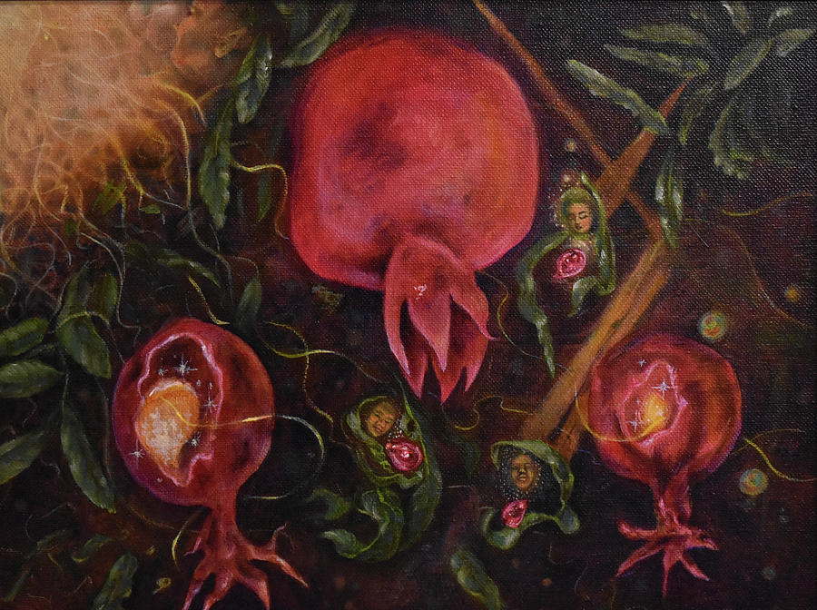 Fairy Painting - Nurture the Seeds by Selena Wilson