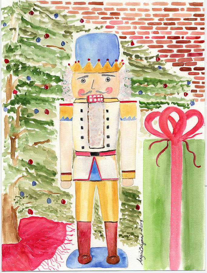 Nut Cracker Painting by Angie Bryan | Fine Art America