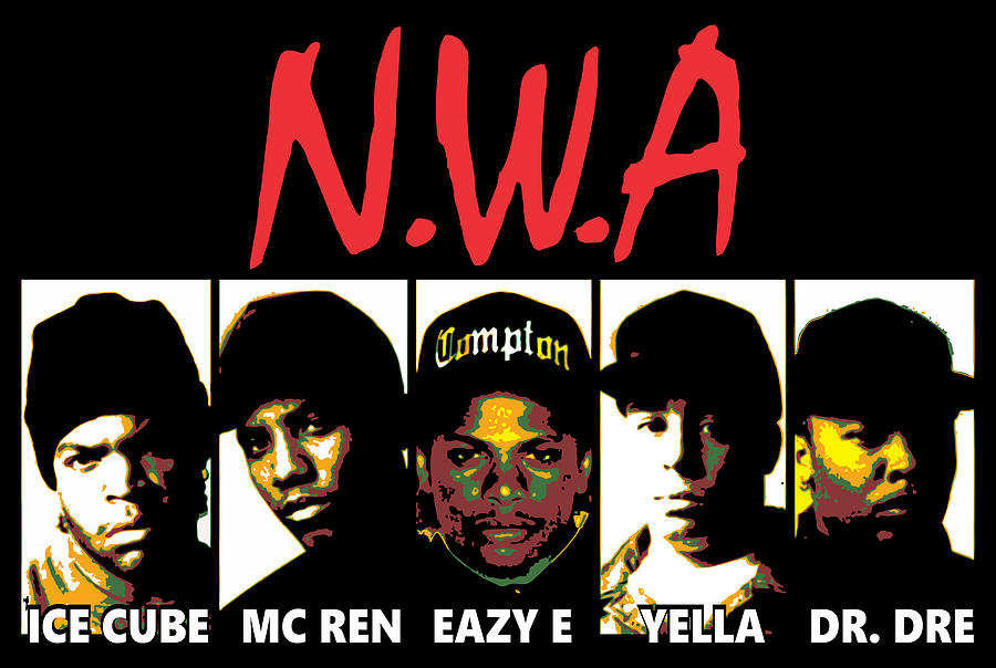 N.W.A. Niggaz Wit Attitudes Digital Art by Taurungka Graphic Design