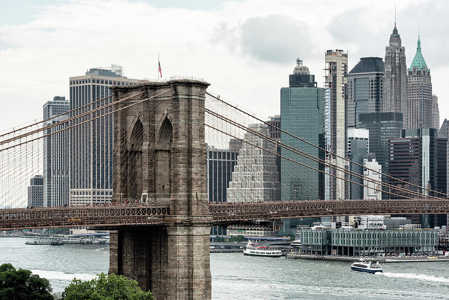 NY CITY - Brooklyn Bridge Photograph by Philippe HUGONNARD
