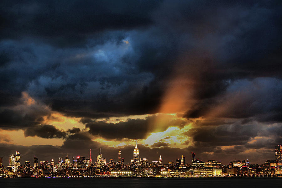 NY City Clouds  Photograph by Montez Kerr