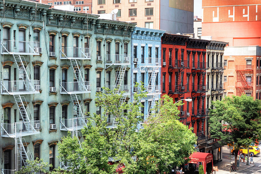 NY CITY - Manhattan Colorful Facades Photograph by Philippe HUGONNARD