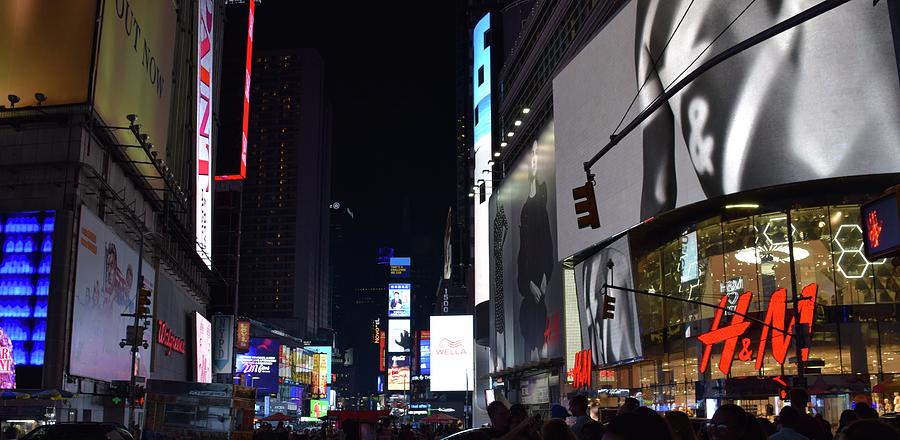 Times Square@Night,NYC Photograph by Bnte Creations