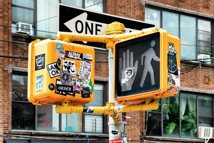 NY CITY - Walk Sign Photograph by Philippe HUGONNARD