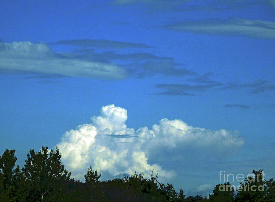 ny31 Brilliant cloud Photograph by Lizi Beard-Ward