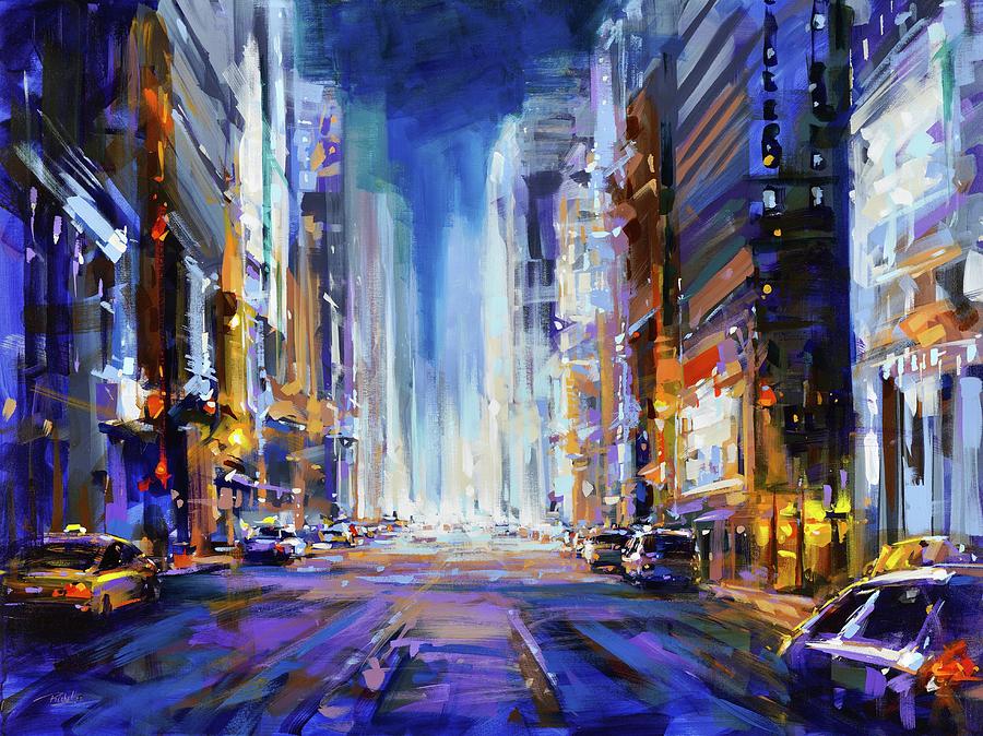 Nyc 5 Painting by Richell Castellon | Fine Art America