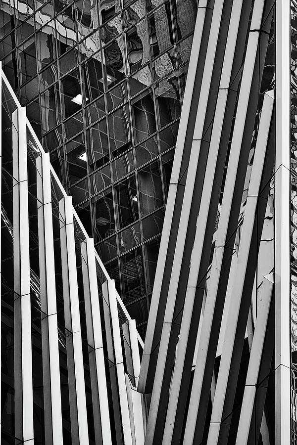 NYC Architectural Shapes BW Photograph by Susan Candelario