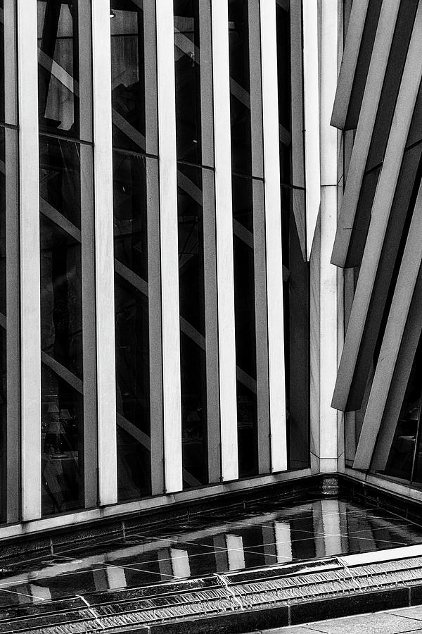 NYC Architecture Patterns BW BW Photograph by Susan Candelario