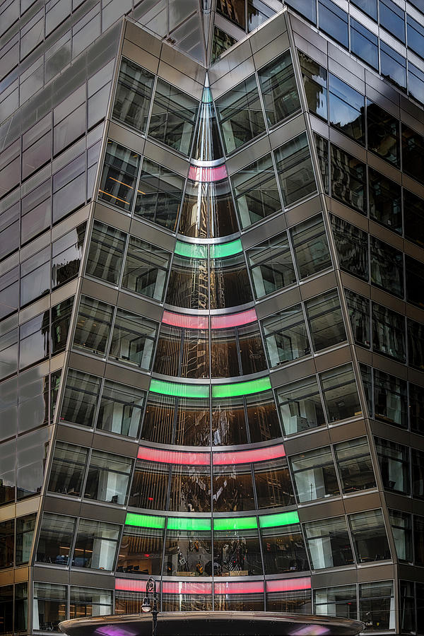 NYC Christmas Architecture Photograph by Susan Candelario