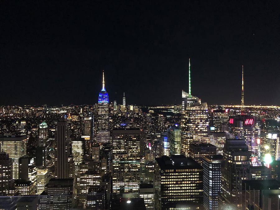 NYC City lights Photograph by Scott Merchant - Fine Art America