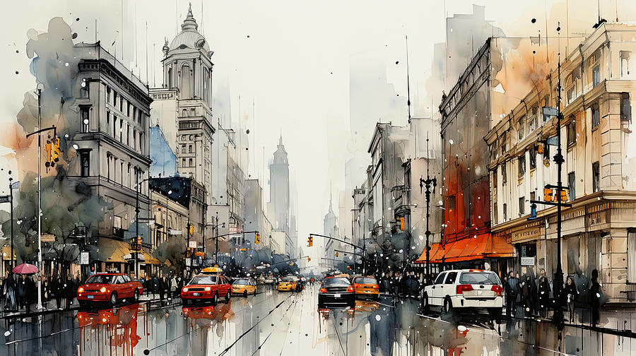 NYC Essence Digital Art by Evie Carrier