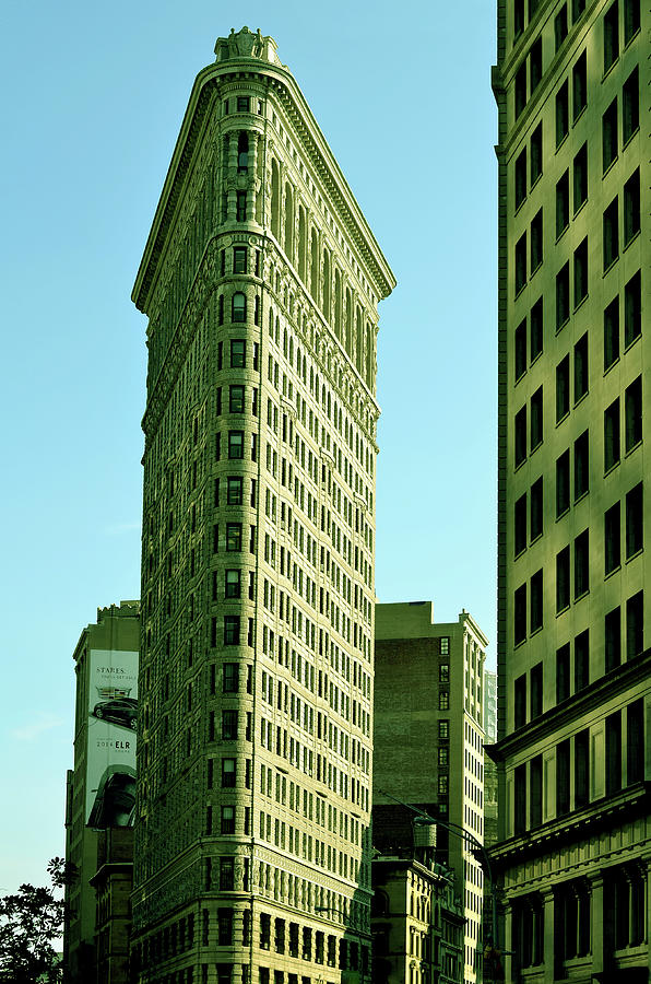NYC Flat Iron Building Photograph by Laura Fasulo