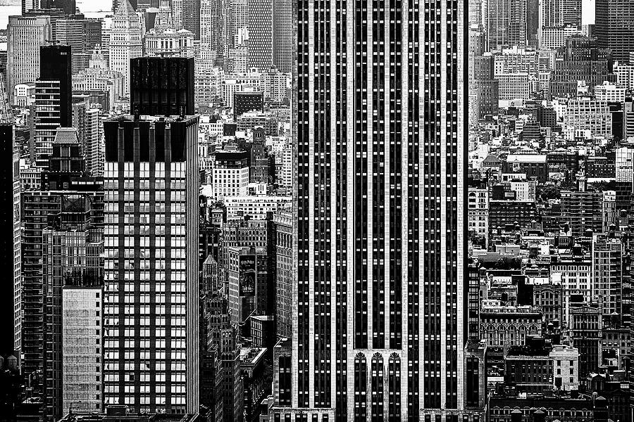NYC From the Top of the Rock #10 Photograph by Stuart Litoff