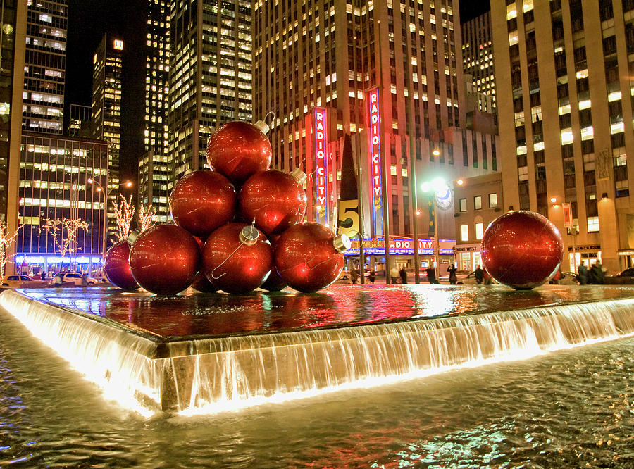 New York City Christmas Decorations #1 Photograph by Lucio Cicuto