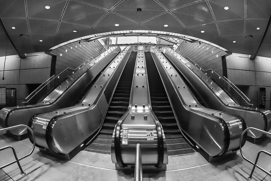 Nyc Hudson Yards Subway Bw Photograph By Susan Candelario - Pixels