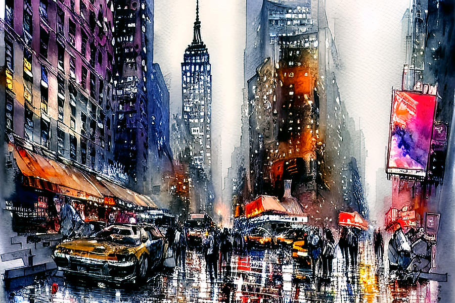 NYC Mess 2 Digital Art by Yury Malkov Fine Art America