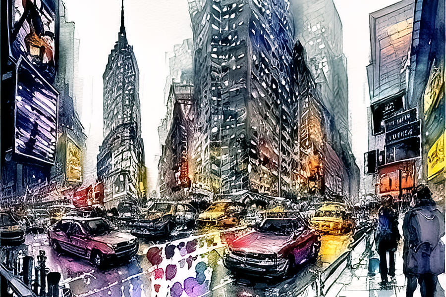 NYC Mess 3 Digital Art by Yury Malkov Fine Art America