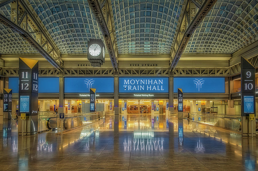 NYC Moynihan Train Hall  Photograph by Susan Candelario