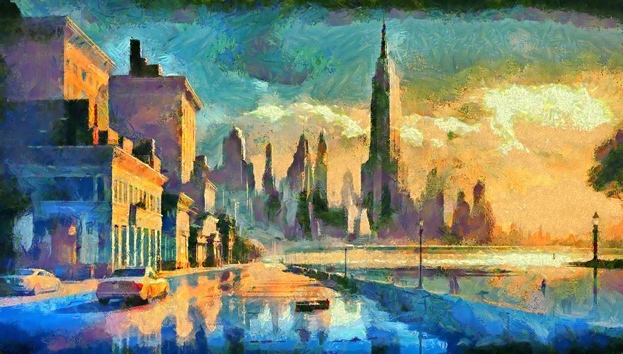 NYC on My Mind Digital Art by Caito Junqueira