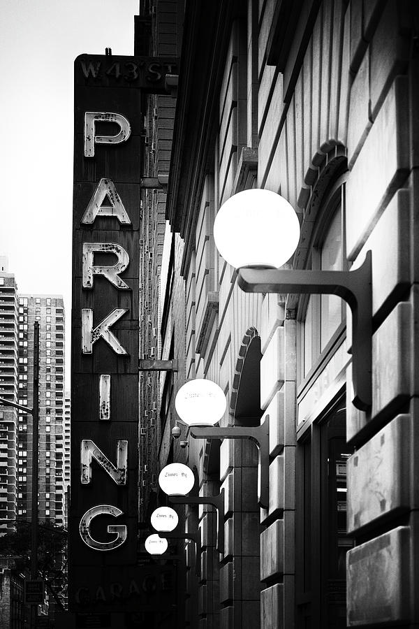 NYC Parking Sign Photograph by Philippe HUGONNARD