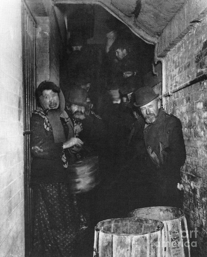 NYC Police Station Lodgers Photograph by Jacob Riis