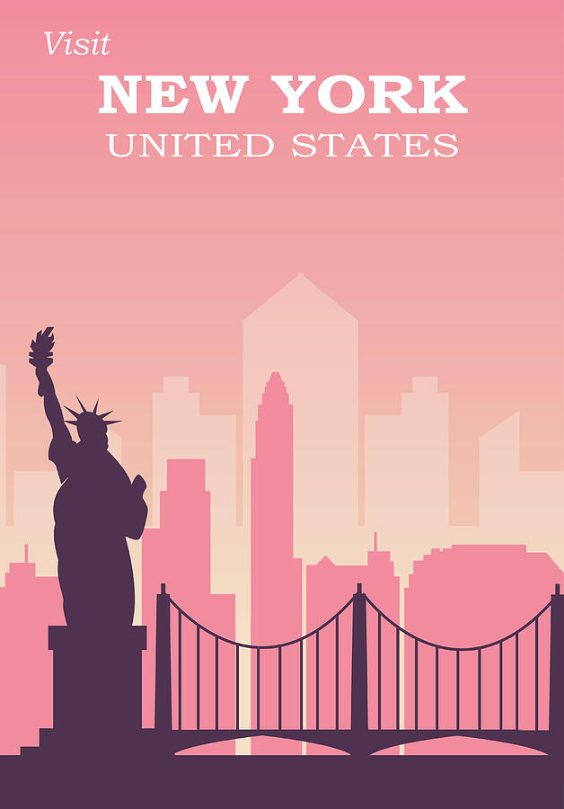 NYC Poster Digital Art by Visions of History - Fine Art America