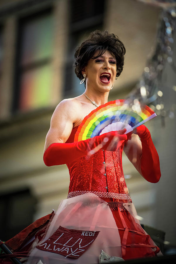 NYC Pride Parade V20 Photograph by Michelle Saraswati - Fine Art America