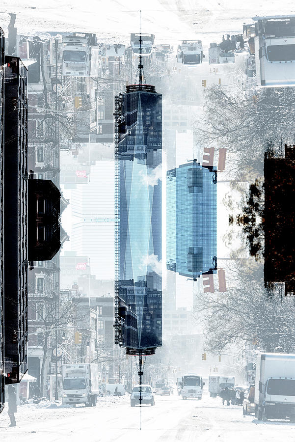NYC Reflection - 1WTC Digital Art by Philippe HUGONNARD