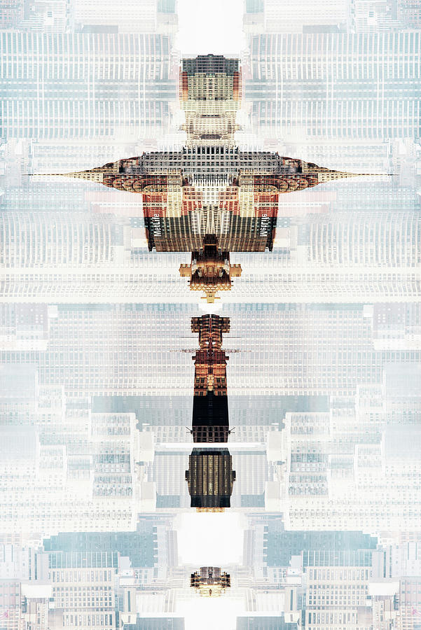 NYC Reflection - Metamorphosis Digital Art by Philippe HUGONNARD