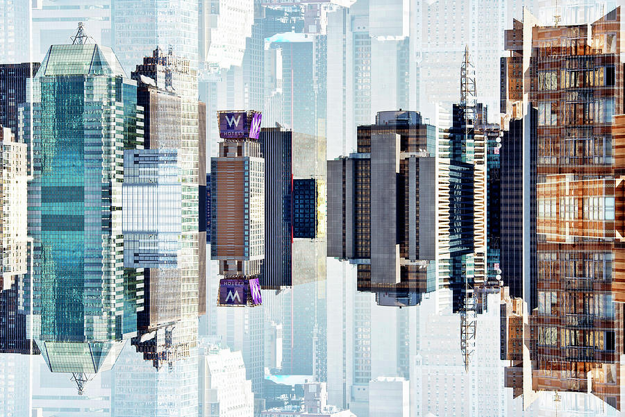 NYC Reflection - Times Square Digital Art by Philippe HUGONNARD