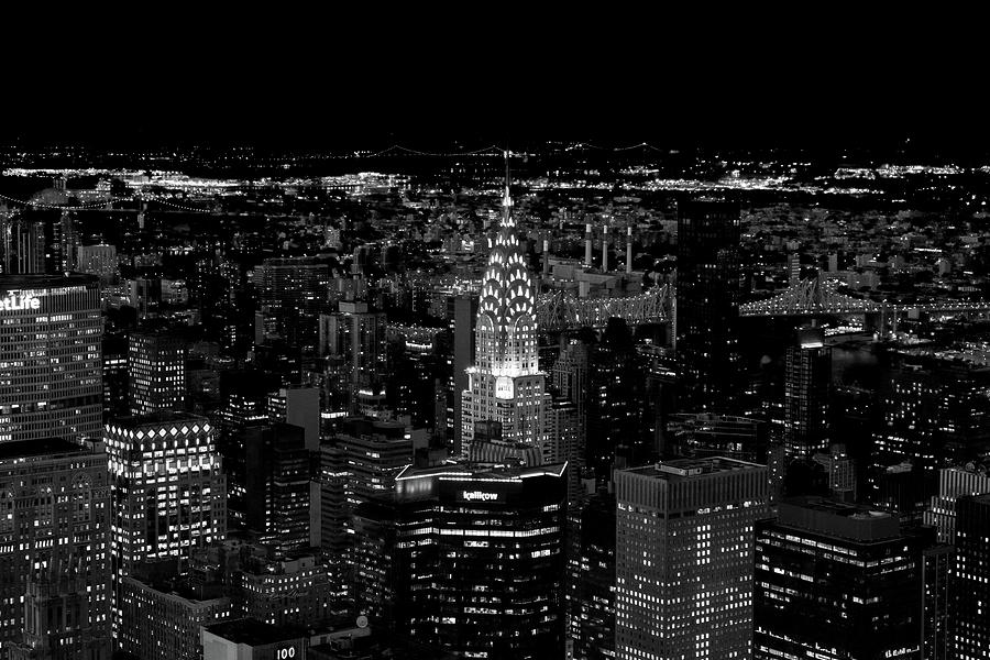 NYC Skyline Night Photograph by Sharon Popek NYC Skyline Night Photograph by Sharon Popek