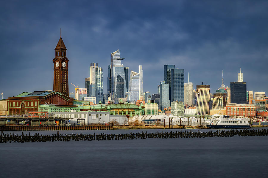 NYC Skyline Winter Day Photograph by Susan Candelario