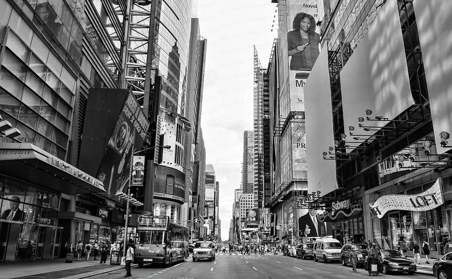 NYC Street Photography Black White Manhattan by Chuck Kuhn