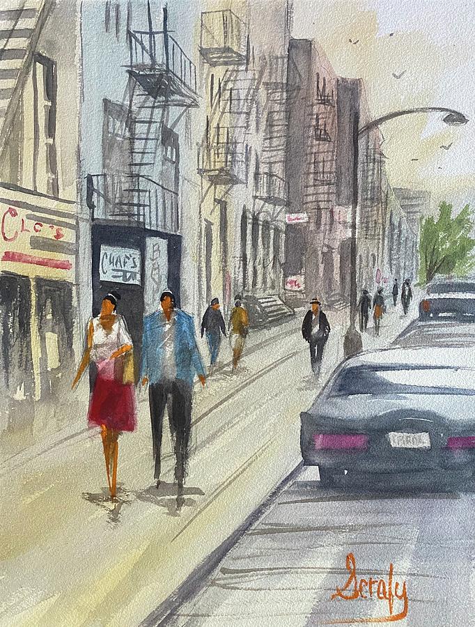 NYC Streets, Chaps Painting by Scott Serafy