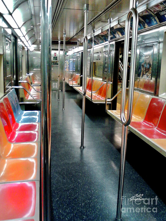 NYC Subway Rush Hour 2 Photograph by CAC Graphics