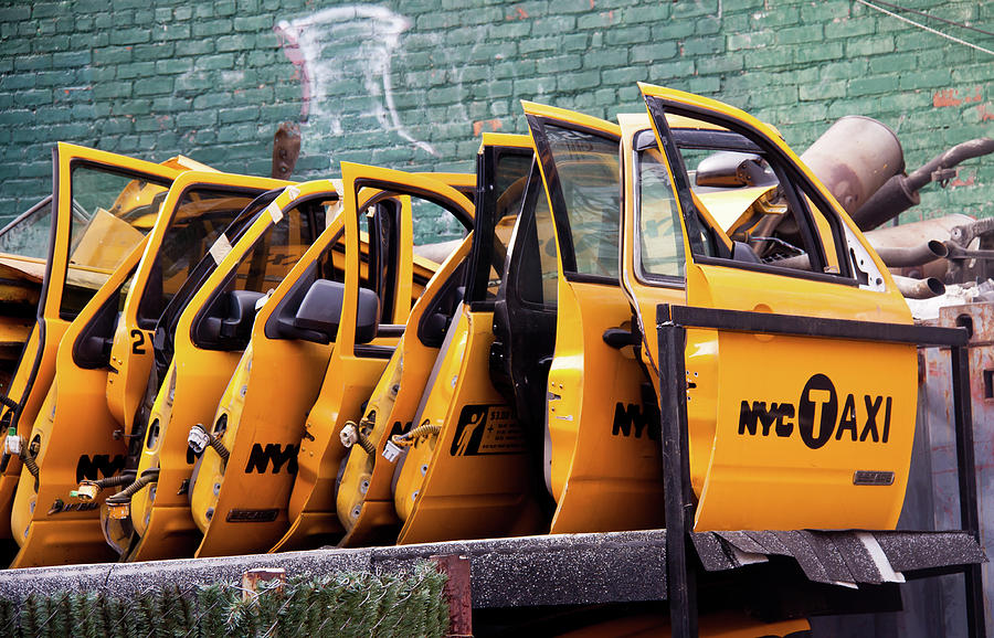 NYC Taxi Shop Photograph by Chris Goldberg