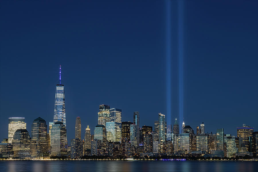 NYC Tribute In Light 19 II Photograph by Susan Candelario