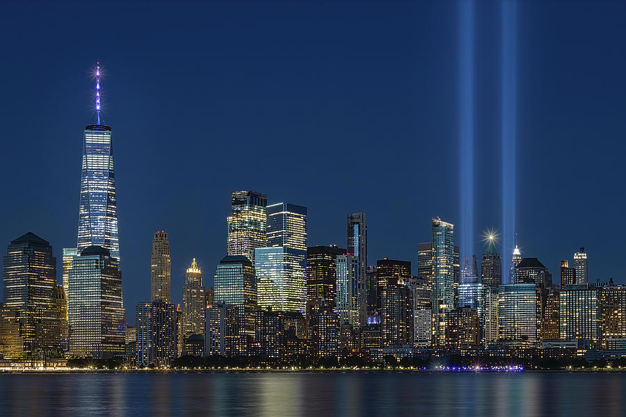 NYC Tribute In Light 19 Photograph by Susan Candelario
