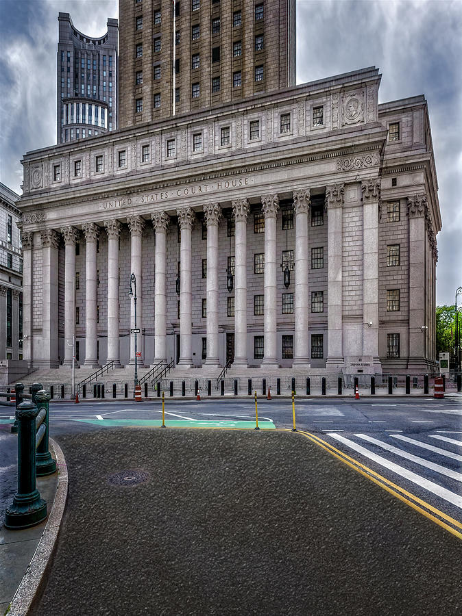 NYC United States Courthouse Photograph by Susan Candelario