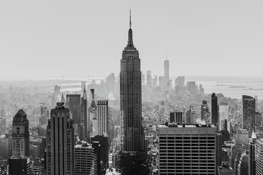 NYC view Black and White Photograph by Pablo Saccinto