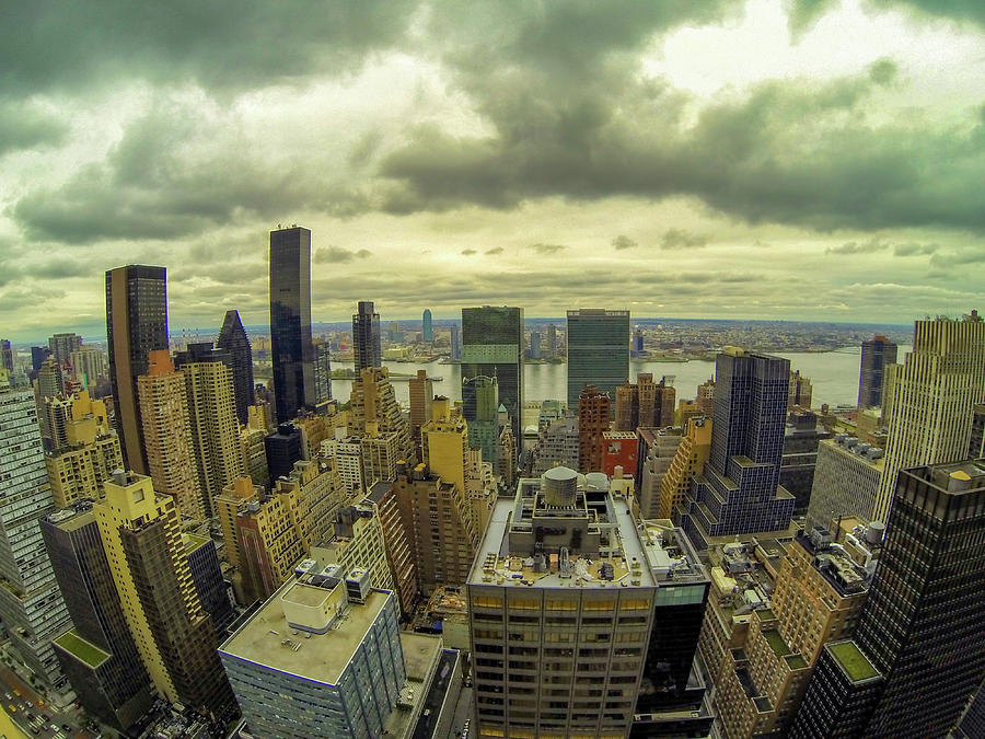 NYC View GoPro Perspective - New York City - New York Photograph by Bruce Friedman