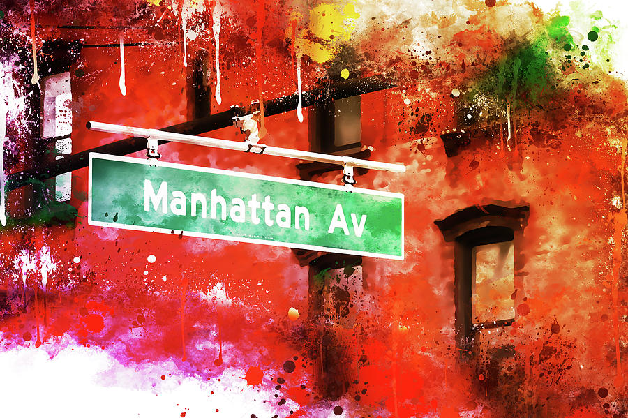 NYC Watercolor Collection - Manhattan Avenue Painting by Philippe HUGONNARD