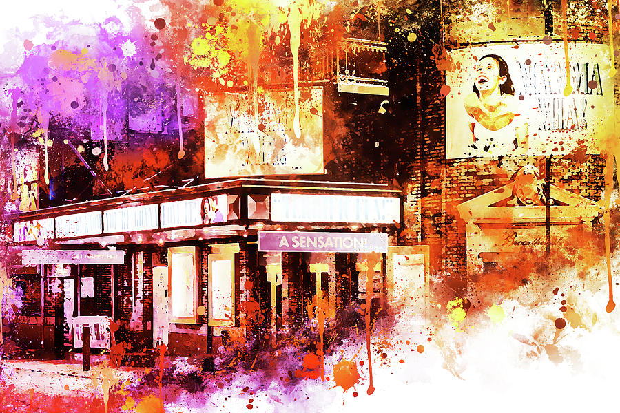 NYC Watercolor Collection - Sensation Painting by Philippe HUGONNARD