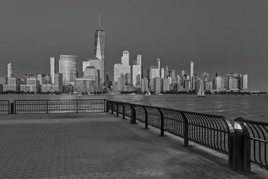 NYC WTC Skyline  BW Photograph by Susan Candelario