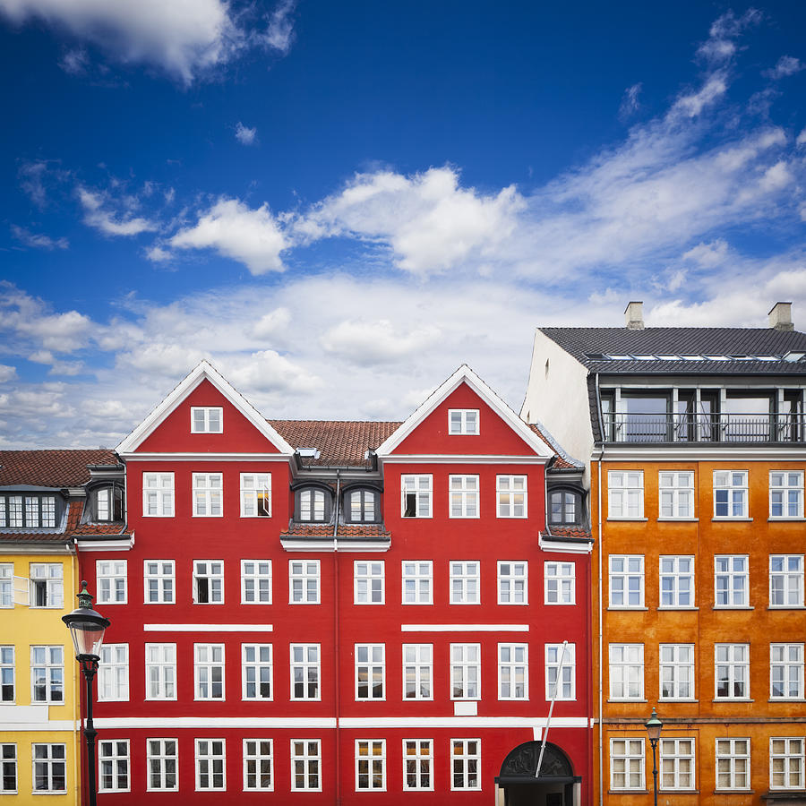 Nyhavn Number 18 / 20 - Hans Christian Andersen Home Photograph by Cinoby